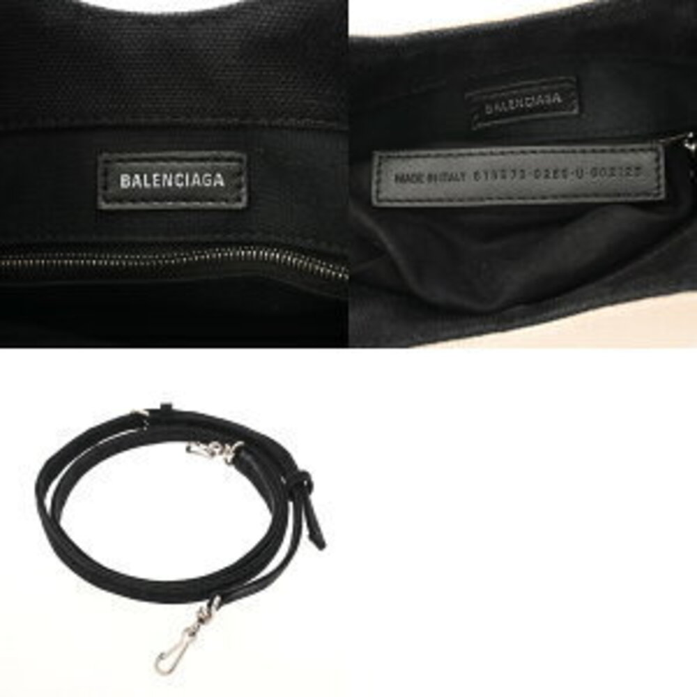 Balenciaga New Wave XS White Black Canvas Handbag - Picture 9 of 9